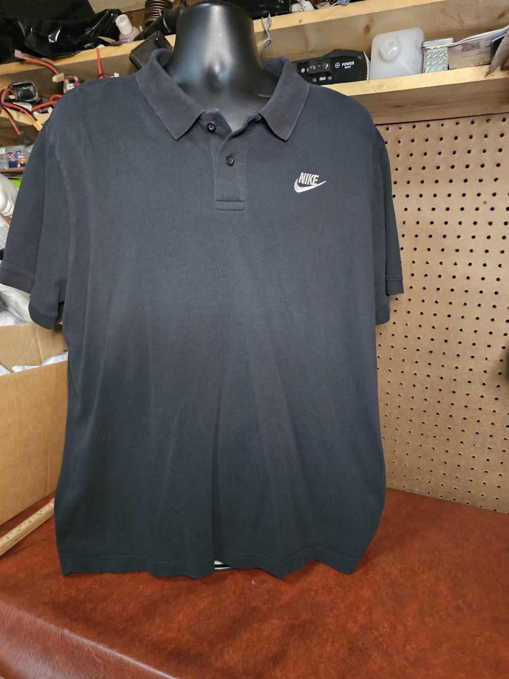Nike Men's Black Short Sleeve Polo Shirt XXL